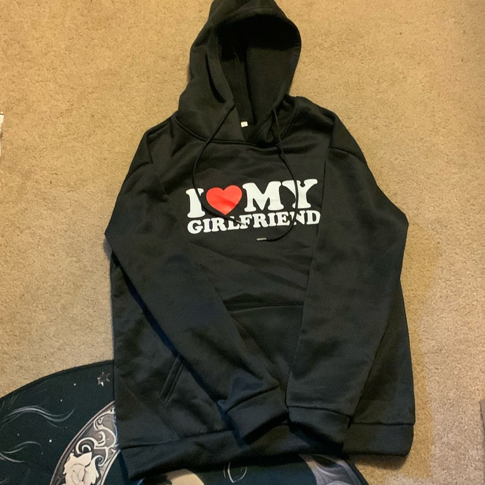 I heart my girlfriend hoodie